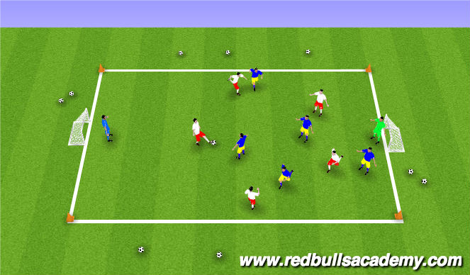 Football/Soccer Session Plan Drill (Colour): Match