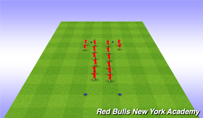 Football/Soccer Session Plan Drill (Colour): Dynamic