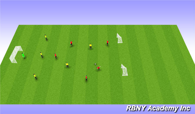 Football/Soccer Session Plan Drill (Colour): Game