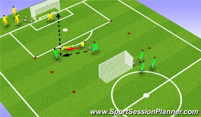 Football/Soccer Session Plan Drill (Colour): Ziggy's