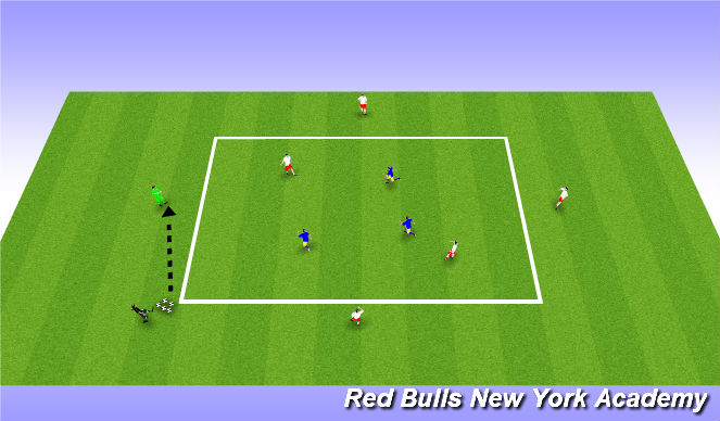 Football/Soccer Session Plan Drill (Colour): Discovery Game