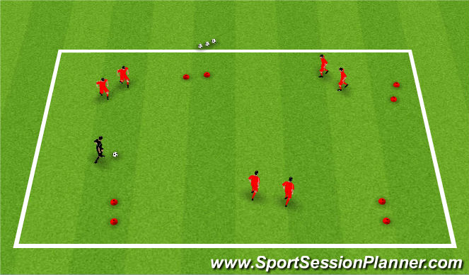 Football/Soccer Session Plan Drill (Colour): game 1: