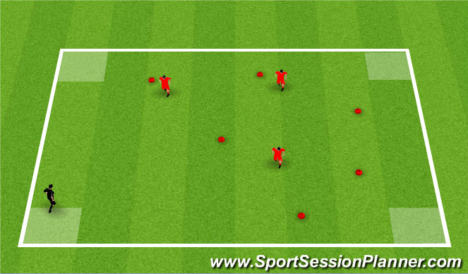 Football/Soccer Session Plan Drill (Colour): game 2: