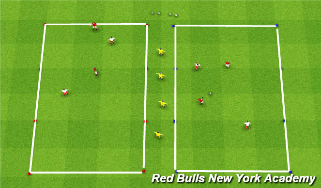 Football/Soccer Session Plan Drill (Colour): Main Theme 1