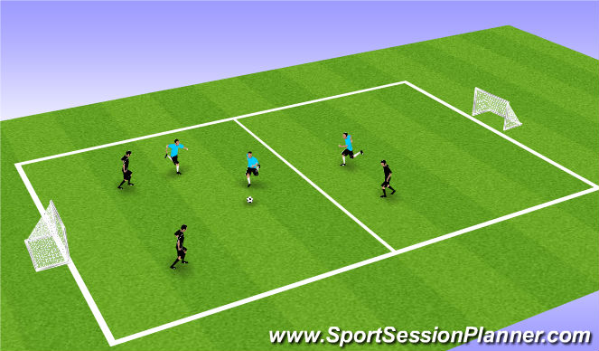 Football/Soccer Session Plan Drill (Colour): Game