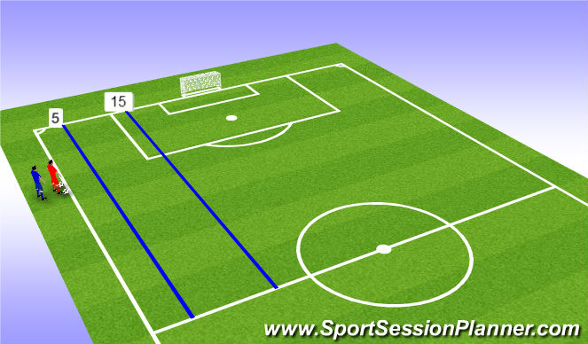 Football/Soccer Session Plan Drill (Colour): 5-15 Fitness