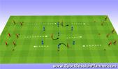Football/Soccer: play bewteen lines, Technical: Passing & Receiving  Difficult