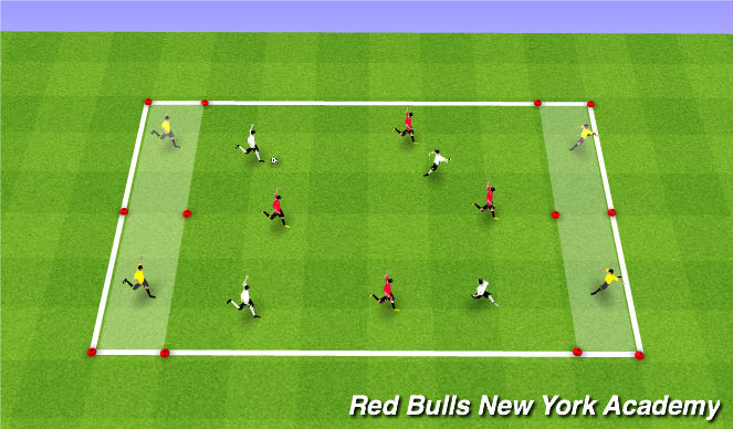 Football/Soccer Session Plan Drill (Colour): ACT. 3- CONDITION GAME
