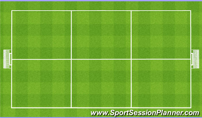 Football/Soccer Session Plan Drill (Colour): Close spaces around the ball. 8v8/11v11 Zamykanie przestrzeni wokół piłki.