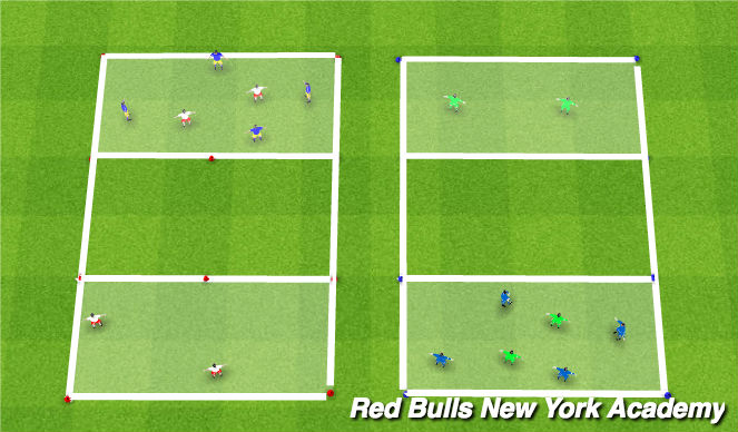 Football/Soccer Session Plan Drill (Colour): Main Theme 1