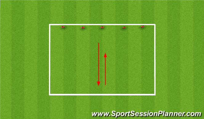 Football/Soccer Session Plan Drill (Colour): Cool Down