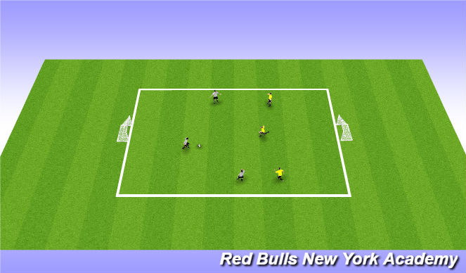Football/Soccer Session Plan Drill (Colour): Free Play
