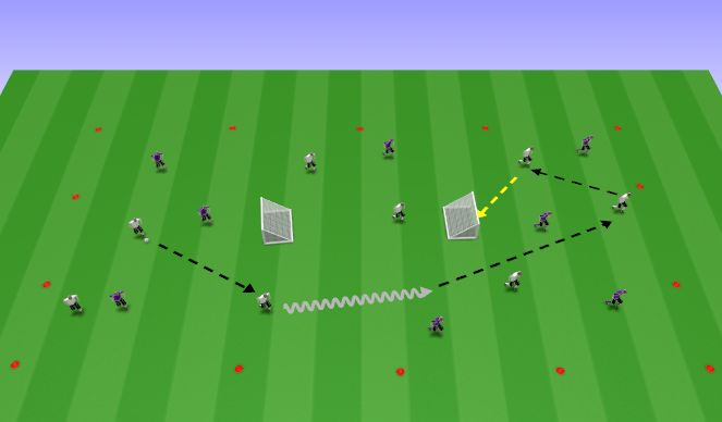 Football/Soccer Session Plan Drill (Colour): Possession - Tactical