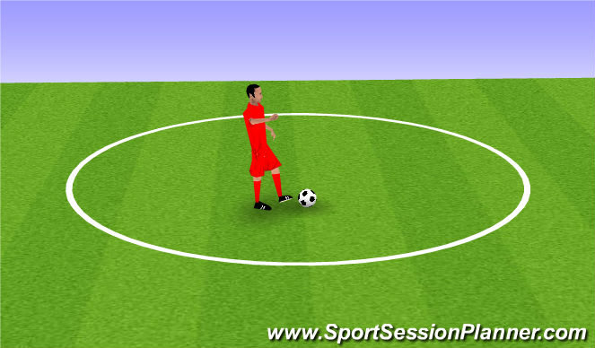 Football/Soccer Session Plan Drill (Colour): Arrival Activity