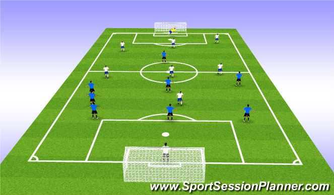 Football/Soccer Session Plan Drill (Colour): Screen 4