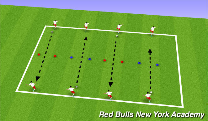 Football/Soccer Session Plan Drill (Colour): Shooting Partners