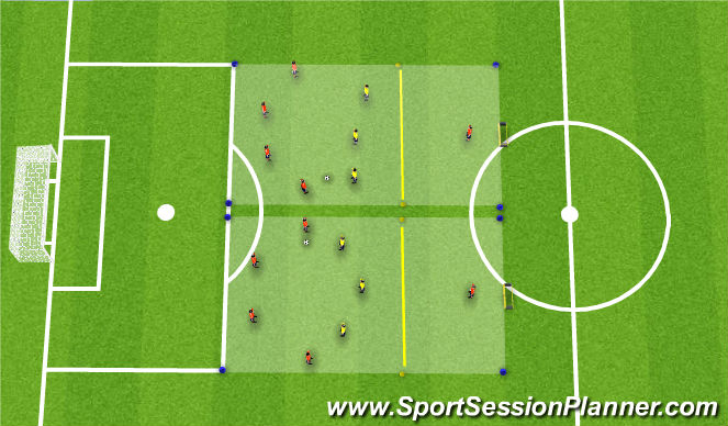Football/Soccer Session Plan Drill (Colour): PG