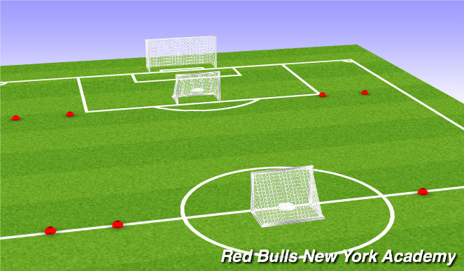 Football/Soccer Session Plan Drill (Colour): Game Like