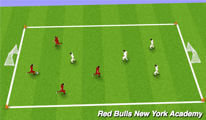 Football/Soccer Session Plan Drill (Colour): Screen 4