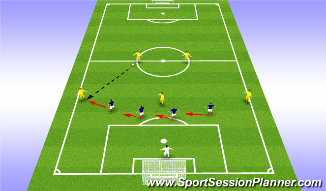 Football/Soccer Session Plan Drill (Colour): Slide