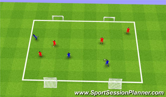 Football/Soccer Session Plan Drill (Colour): Street Soccer Arrival