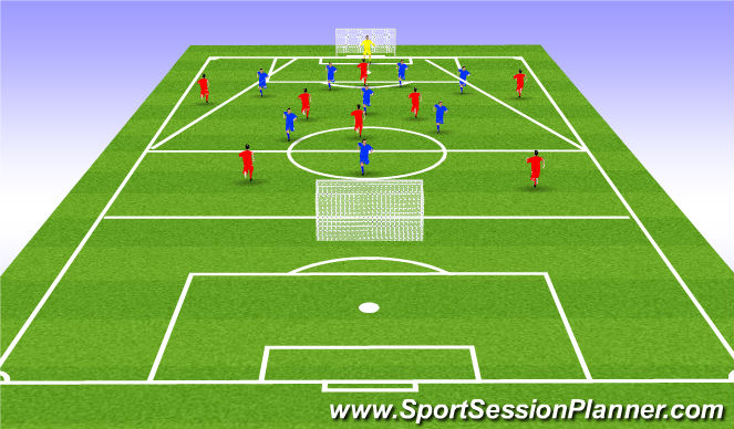 Football/Soccer Session Plan Drill (Colour): game