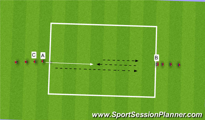 Football/Soccer Session Plan Drill (Colour): PSV Defender on the side