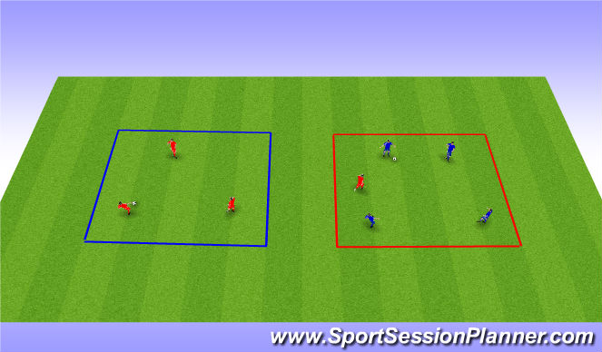 Football/Soccer Session Plan Drill (Colour): Screen 1
