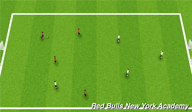 Football/Soccer Session Plan Drill (Colour): Free Play