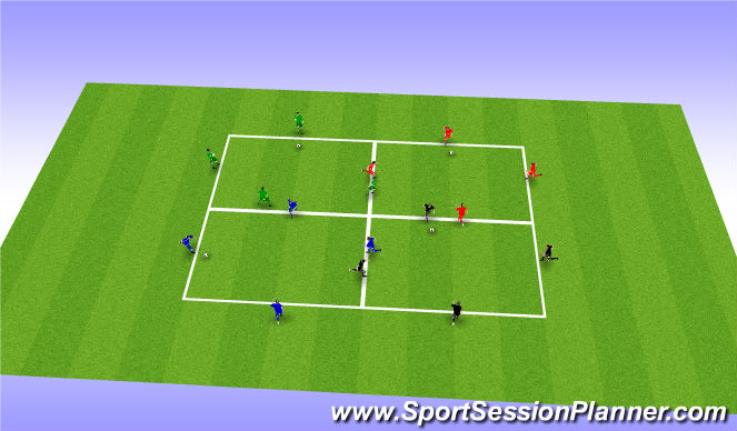 Football/Soccer Session Plan Drill (Colour): Analytical