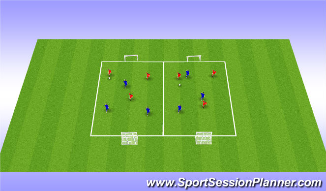 Football/Soccer Session Plan Drill (Colour): Global