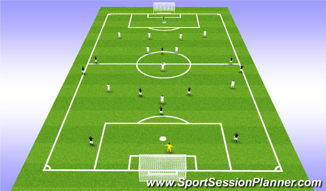 Football/Soccer Session Plan Drill (Colour): Game
