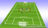 Football/Soccer: Central play, Technical: Attacking skills Moderate