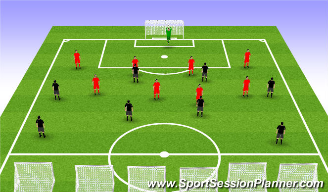 Football/Soccer Session Plan Drill (Colour): Screen 1