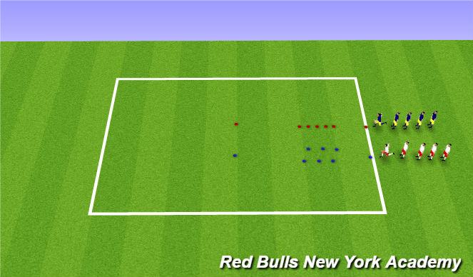 Football/Soccer Session Plan Drill (Colour): SAQ