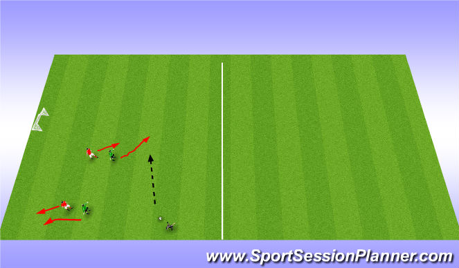 Football/Soccer Session Plan Drill (Colour): Screen 1