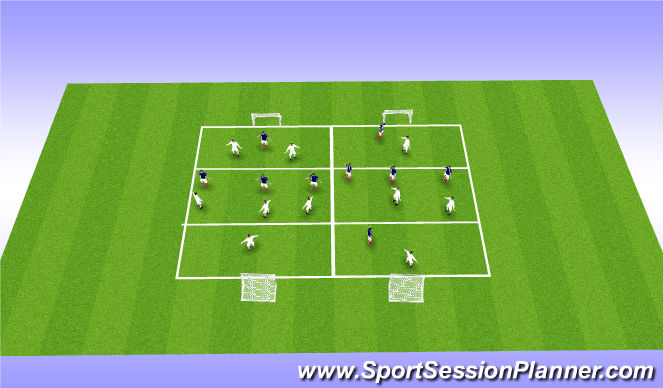 Football/Soccer Session Plan Drill (Colour): GRP