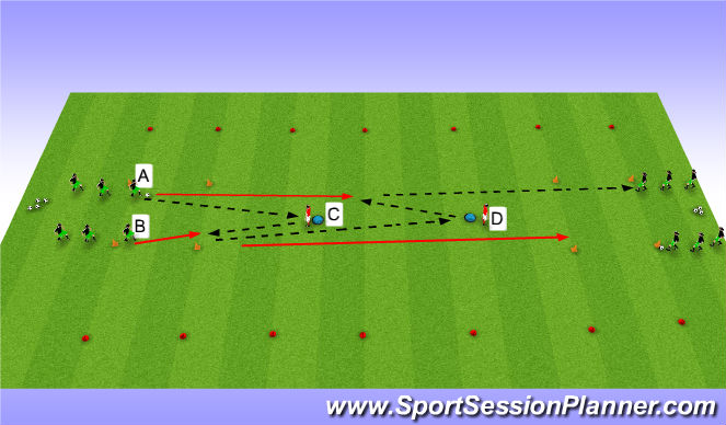 Football/Soccer Session Plan Drill (Colour): Screen 1