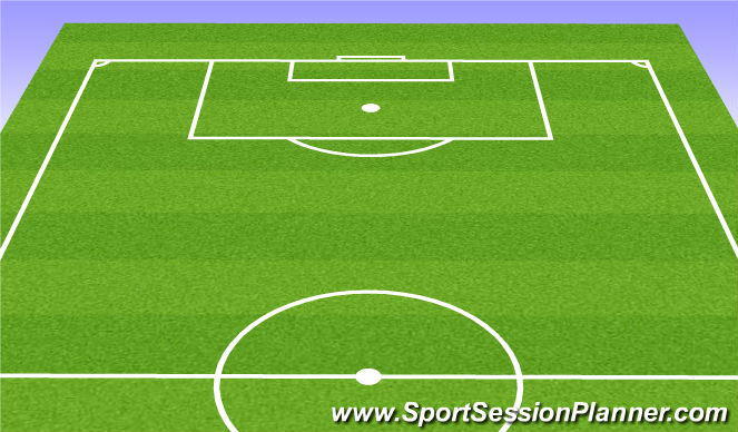 Football/Soccer Session Plan Drill (Colour): Frame