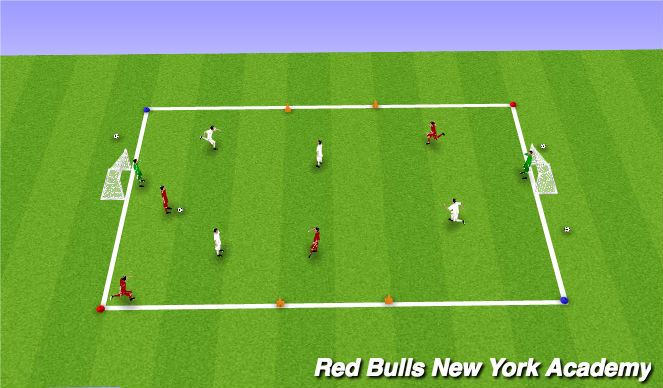 Football/Soccer Session Plan Drill (Colour): Activity 5: Match