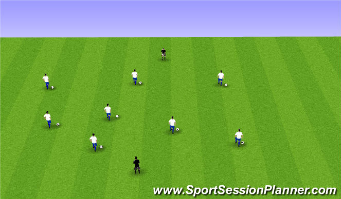 Football/Soccer Session Plan Drill (Colour): ODP Week 9 2nd Session Global