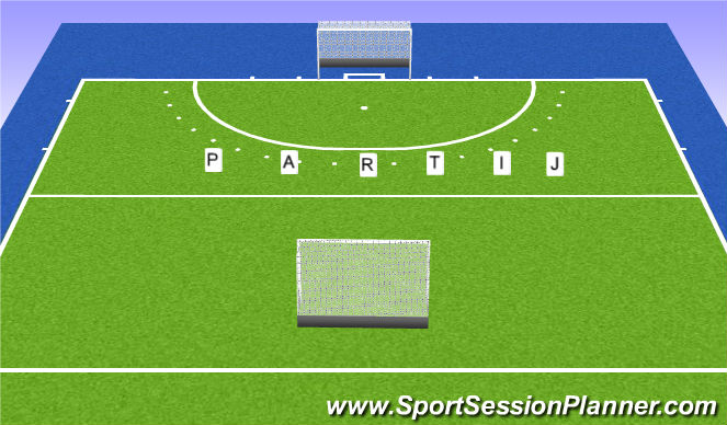 Hockey Session Plan Drill (Colour): Partij