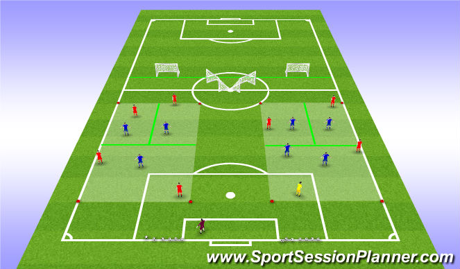 Football/Soccer Session Plan Drill (Colour): PG