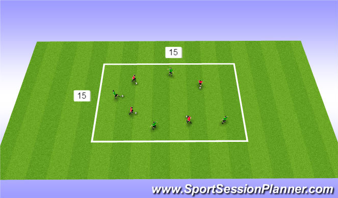 Football/Soccer Session Plan Drill (Colour): Screen 3