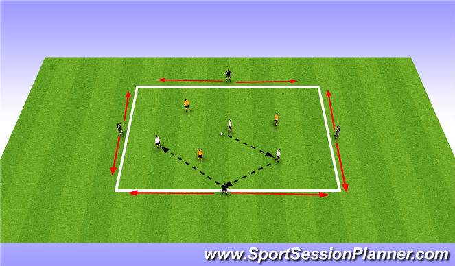 Football/Soccer Session Plan Drill (Colour): WEEK 2