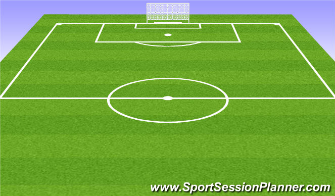 Football/Soccer Session Plan Drill (Colour): Frame