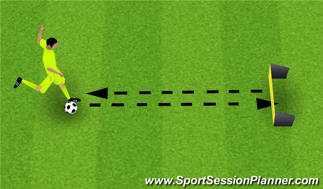 Football/Soccer Session Plan Drill (Colour): Warm Ups