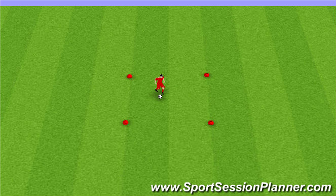 Football/Soccer Session Plan Drill (Colour): SB2: Real Madrid