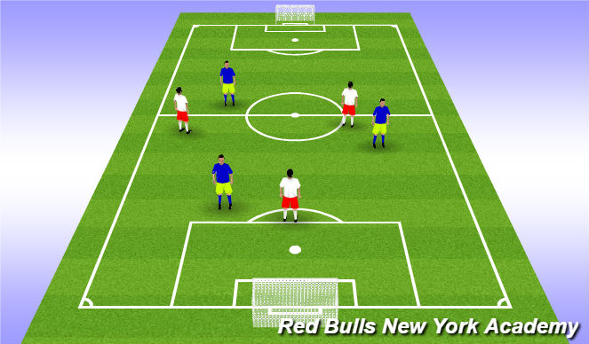 Football/Soccer Session Plan Drill (Colour): 3v3 Game
