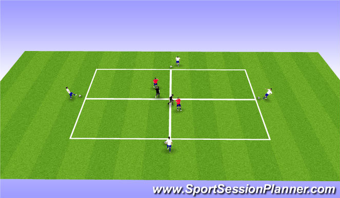 Football/Soccer Session Plan Drill (Colour): Activity